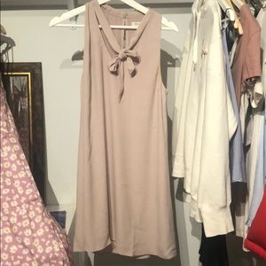 Wilfred pink dress with neck tie